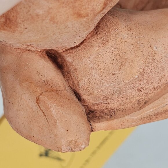 Vintage Clay Skunk Figurine With Tag By Kersten Bros Co *FLAWS* - Picture 10 of 11